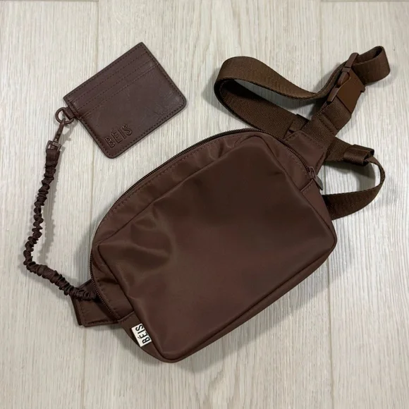 BEIS Chocolate Brown Belt Bag - Picture 3 of 4
